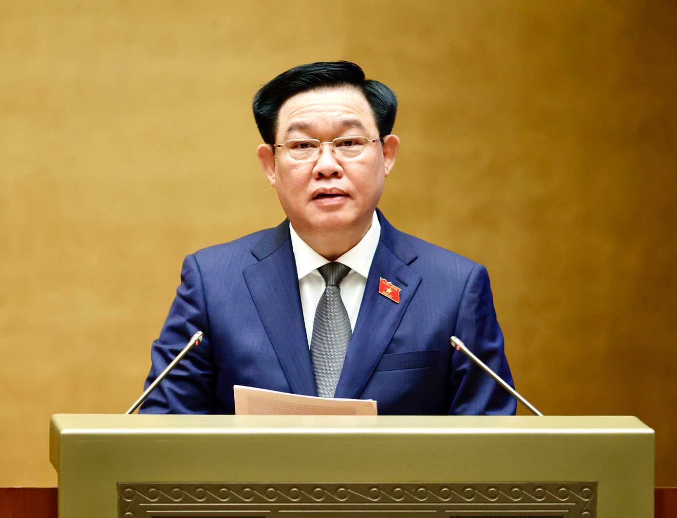 Chủ tịch Quốc hội Vương Đình Huệ. Ảnh Như Ý Chủ tịch Quốc hội Vương Đình Huệ. Ảnh Như Ý