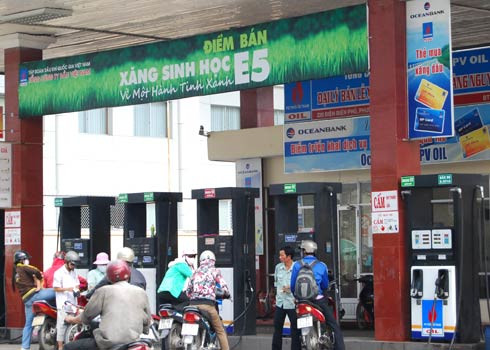 Xăng E5 sẽ được bắt buộc sử dụng trên toàn quốc từ cuối năm 2015