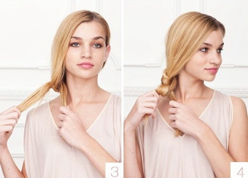 Tự làm kiểu tóc thắt nút dự tiệc ảnh 2