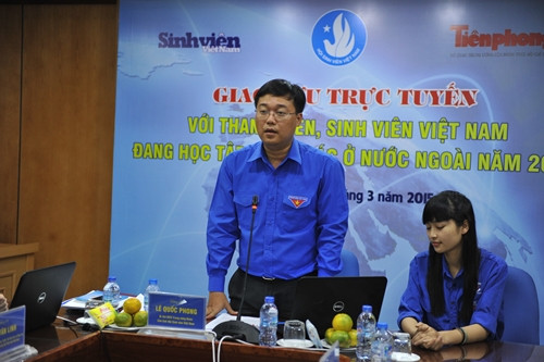 Toàn cảnh buổi giao lưu trực tuyến với du học sinh Việt Nam ảnh 1