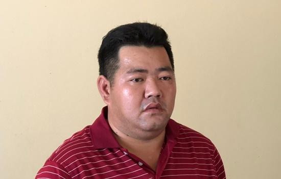 Đối tượng Trần Văn Nghĩa. Ảnh CA