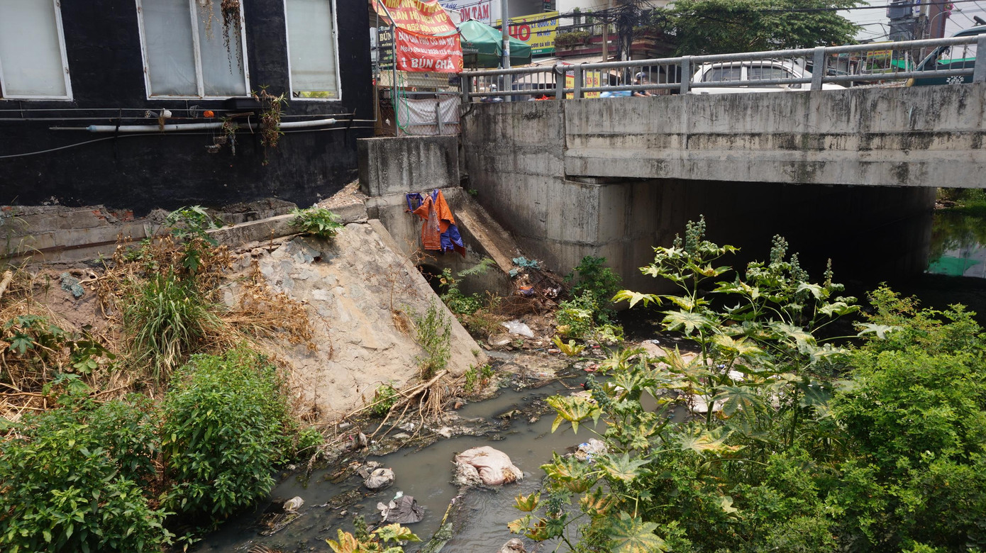 Dự án cải tạo kênh nhằm đảm bảo khả năng thoát nước cho lưu vực sân bay quốc tế Tân Sơn Nhất.