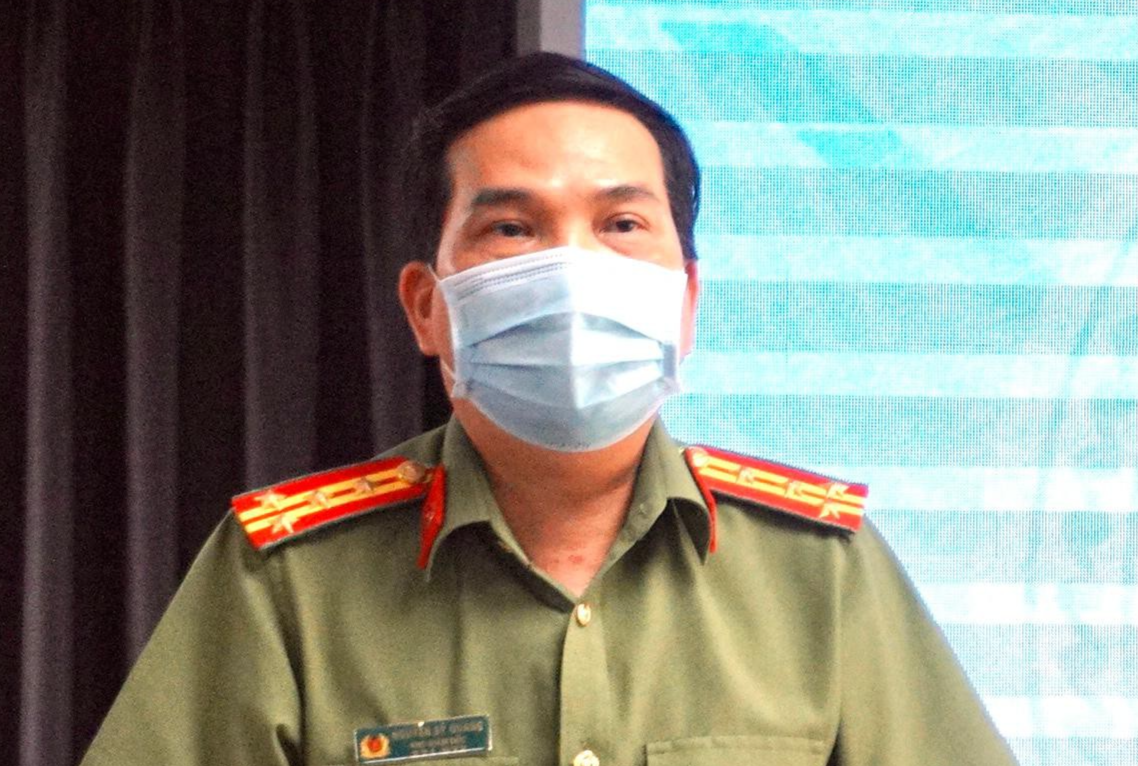 Đại tá Nguyễn Sỹ Quang, Phó Giám đốc Công an TPHCM.