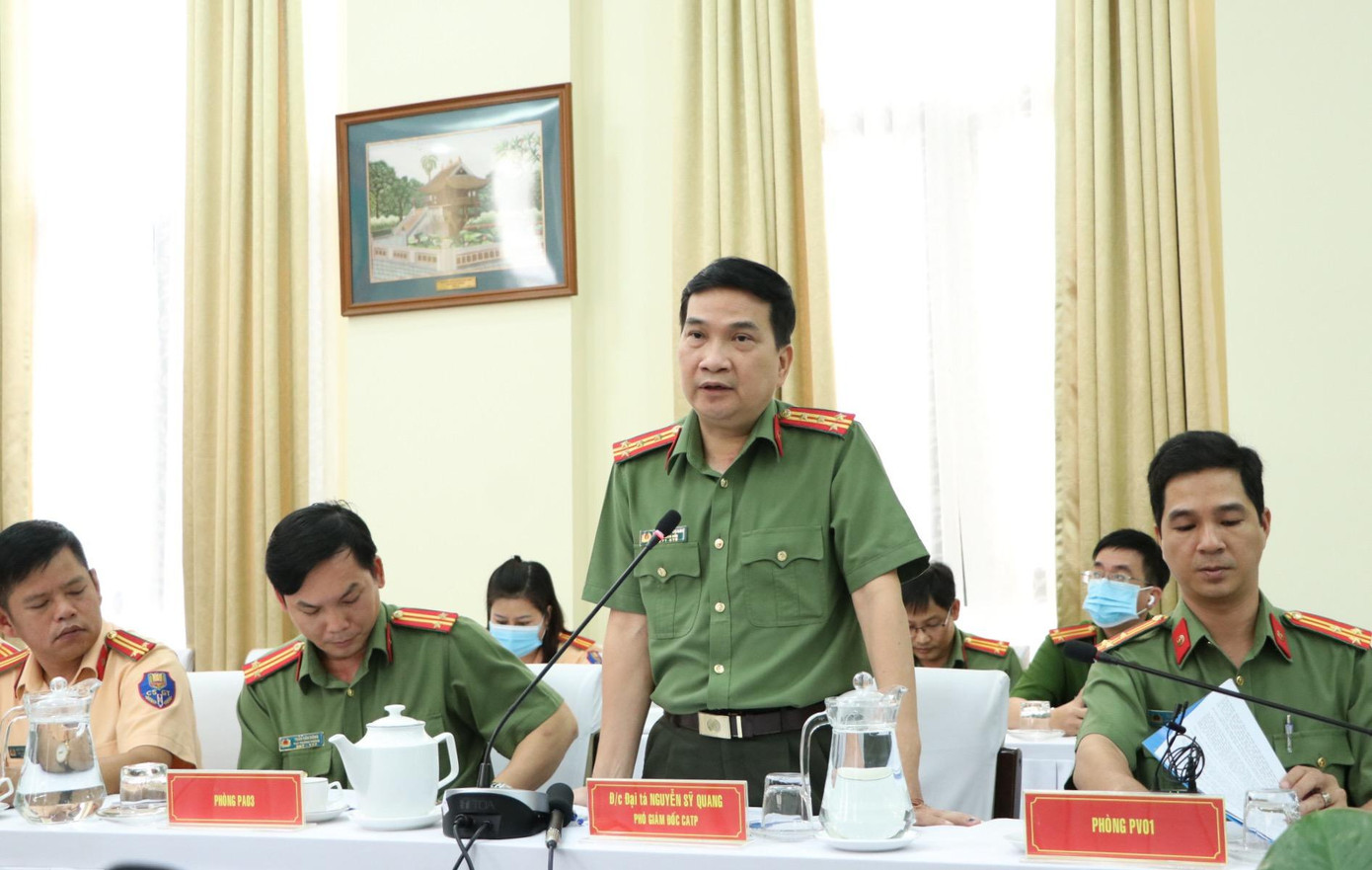 Đại tá Nguyễn Sỹ Quang ứng cử đại biểu Quốc hội khóa XV. Ảnh Văn Minh Đại tá Nguyễn Sỹ Quang ứng cử đại biểu Quốc hội khóa XV. Ảnh Văn Minh