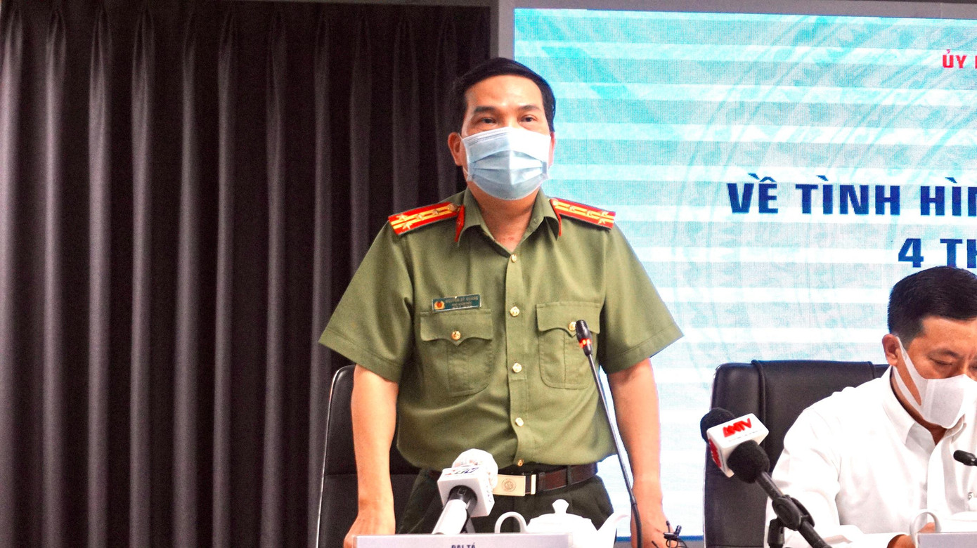 Đại tá Nguyễn Sỹ Quang cho biết, Công an TPHCM.