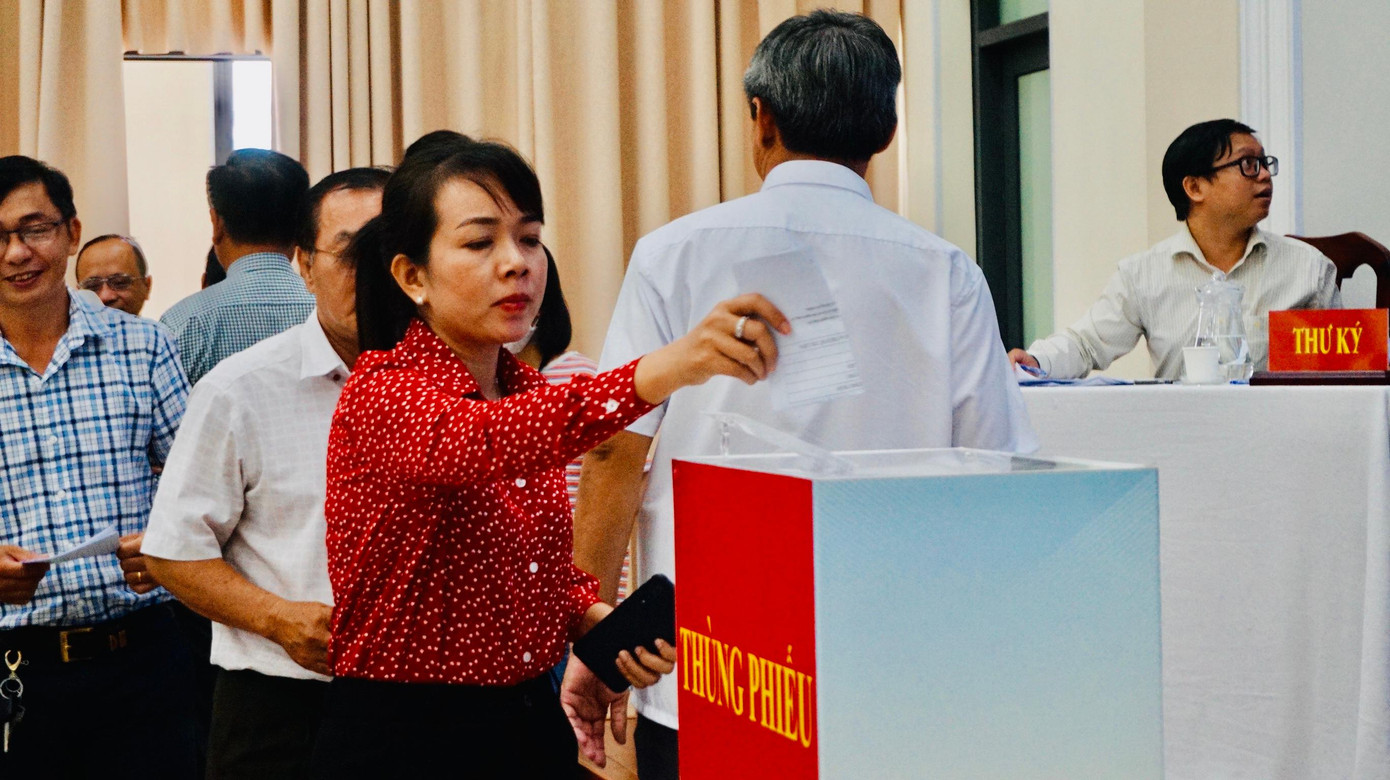 Sau hội nghị hiệp thương lần thứ 3, TPHCM đã lập danh sách 38 người đủ điều kiện ứng cử đại biểu Quốc hội khoá XV. Ảnh Chang Chang