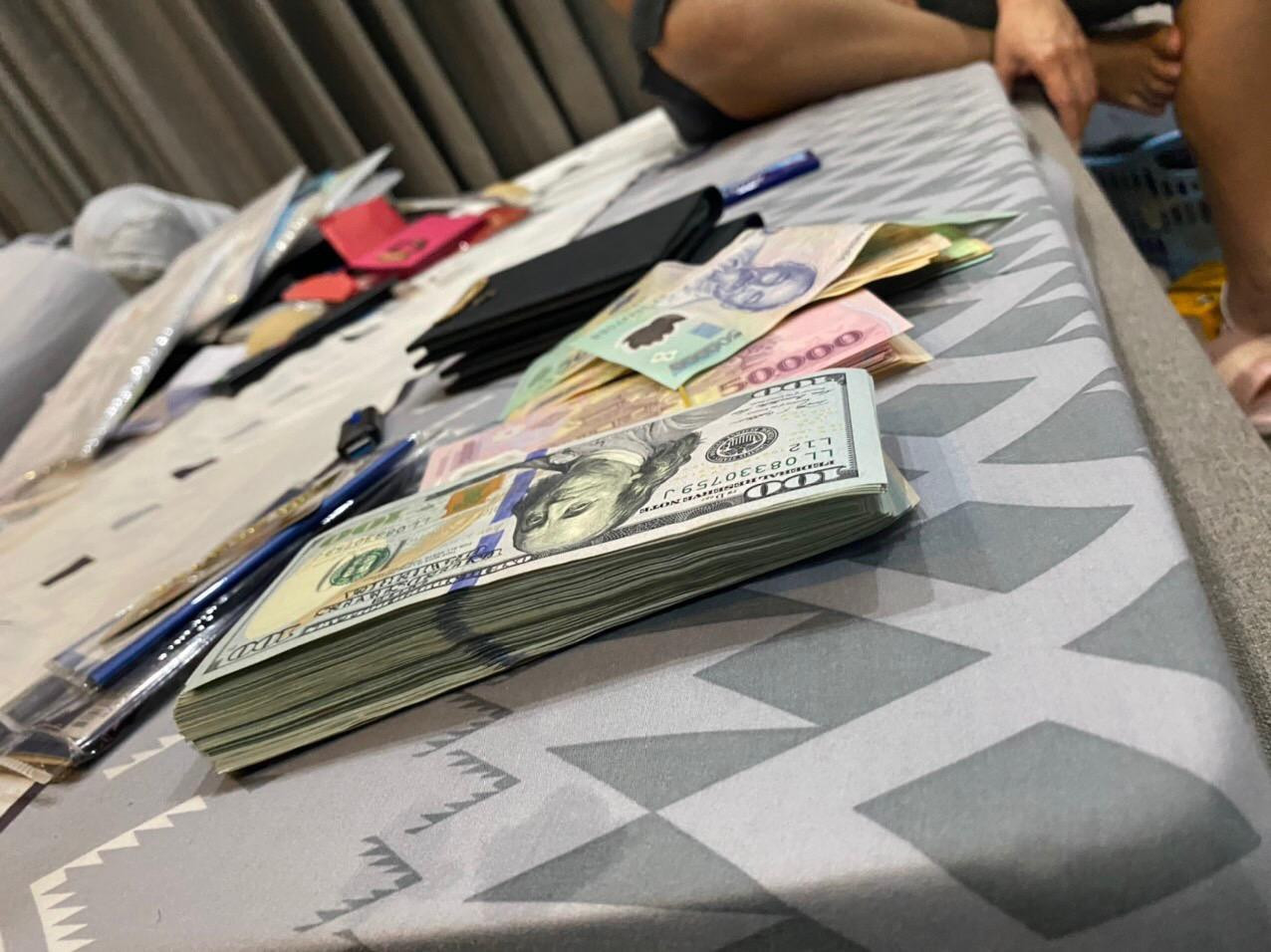 Tang vật công an thu giữ. Ảnh CA Tang vật công an thu giữ. Ảnh CA