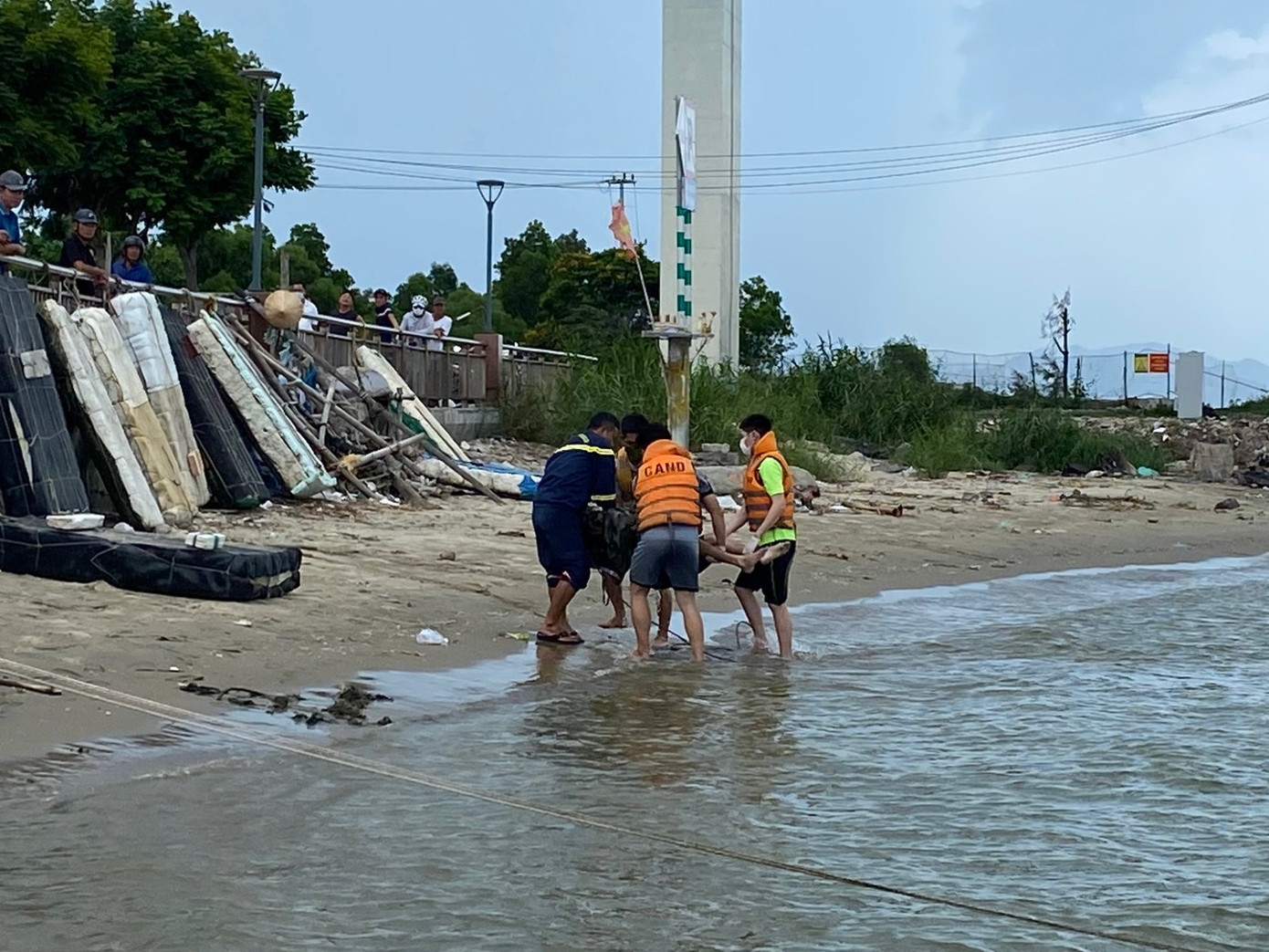 Hiện trường vụ án. Ảnh: CACC.