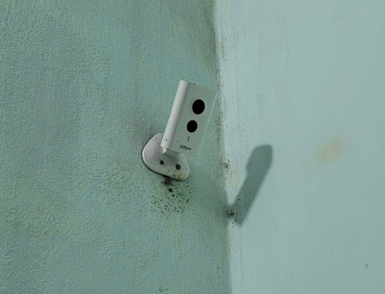 Tại cơ quan công an, bà Đ.P.L. khai toàn bộ camera đều bị hư từ lâu. Ảnh: Công an cung cấp