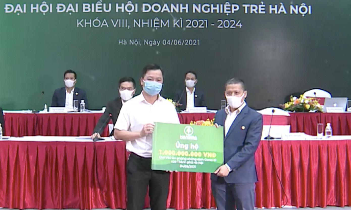 Hội Doanh nghiệp trẻ Hà Nội ủng hộ Quỹ phòng chống COVID-19 Hội Doanh nghiệp trẻ Hà Nội ủng hộ Quỹ phòng chống COVID-19