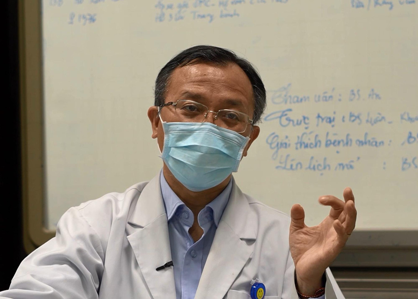 BS CK2 Nguyễn Thái An chia sẻ về trường hợp của bệnh nhân. BS CK2 Nguyễn Thái An chia sẻ về trường hợp của bệnh nhân.