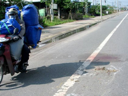 Hiện trường nơi xảy ra tai nạn