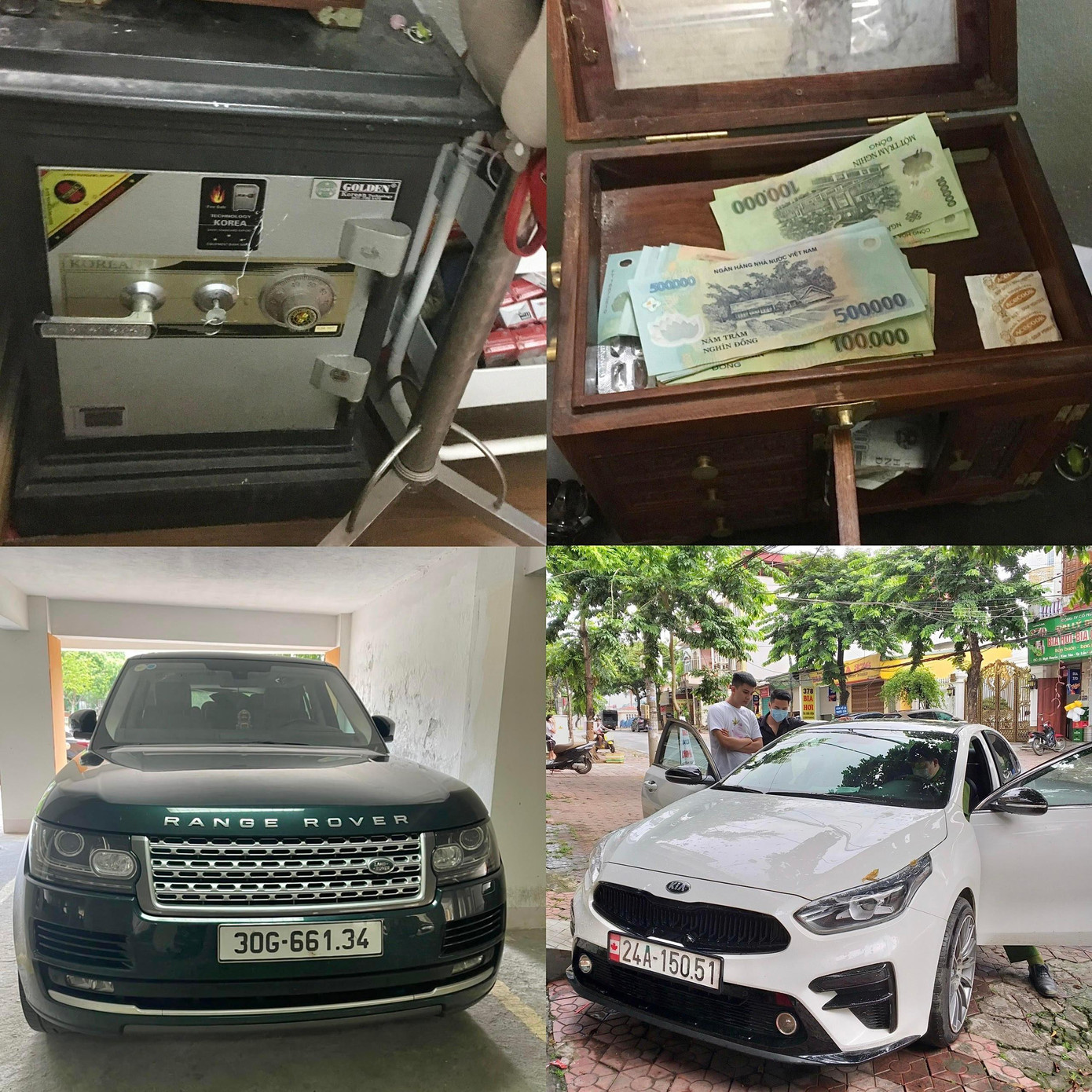 Tang vật liên quan đến vụ án.