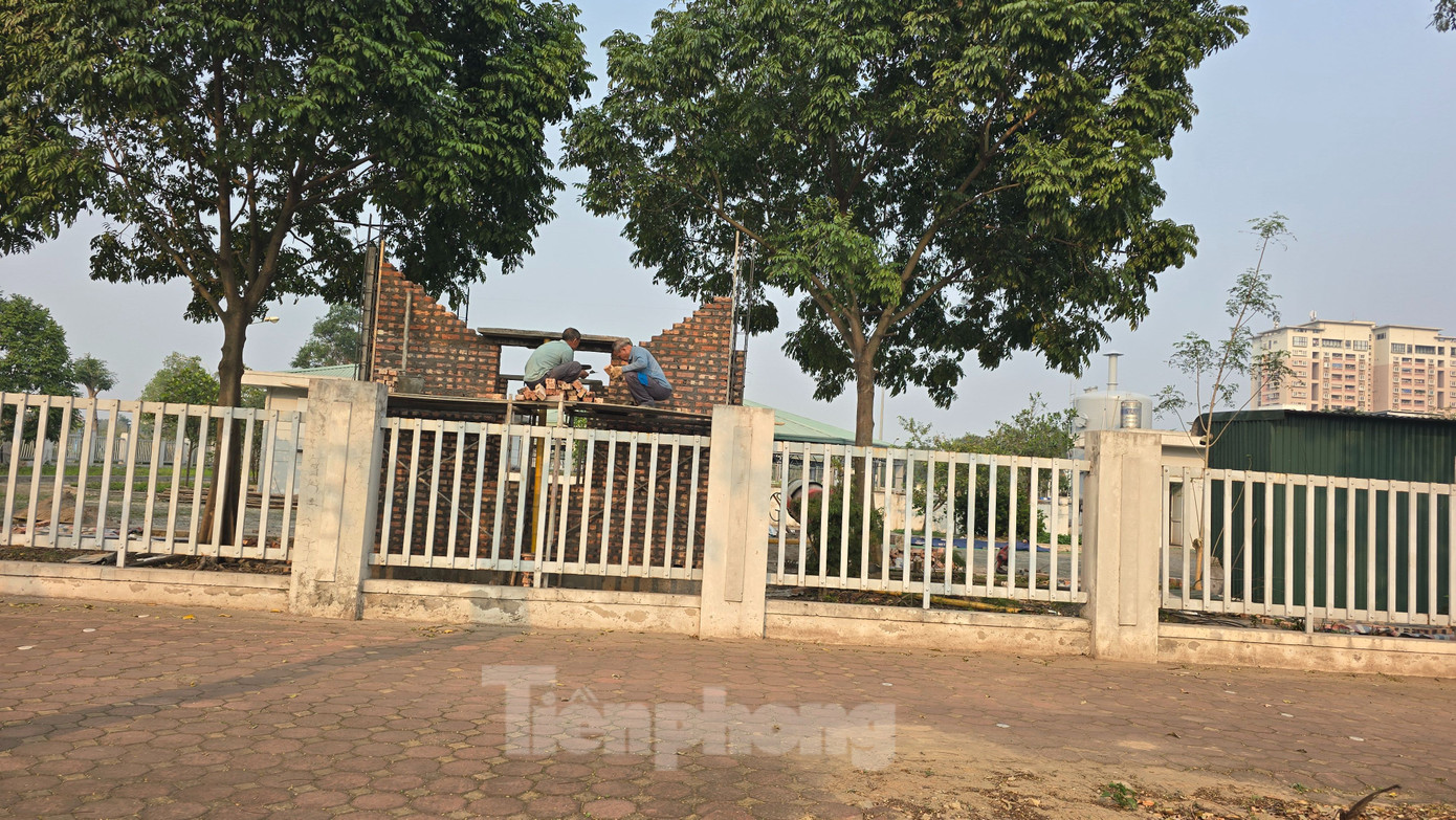 Một hạng mục công trình trong dự án đang được đơn vị gấp rút thi công. Một hạng mục công trình trong dự án đang được đơn vị gấp rút thi công.