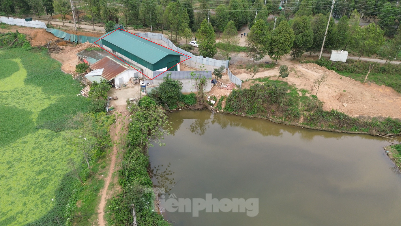 Một khu vực bị chiếm đất tại xã Thạch Hòa