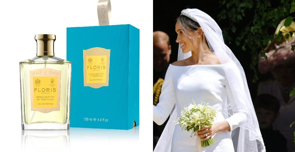 Meghan chọn sử dụng một mùi hương được đặt làm riêng của Floris London. Meghan chọn sử dụng một mùi hương được đặt làm riêng của Floris London.