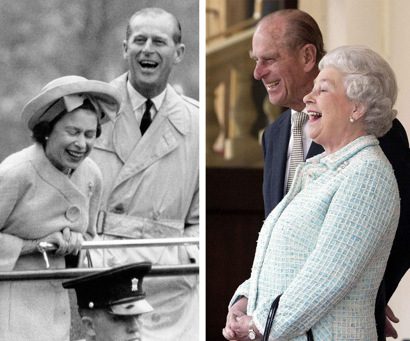 Nữ hoàng Elizabeth II và Hoàng thân Philip thường được bắt gặp đang cười đùa với nhau. Nữ hoàng Elizabeth II và Hoàng thân Philip thường được bắt gặp đang cười đùa với nhau.