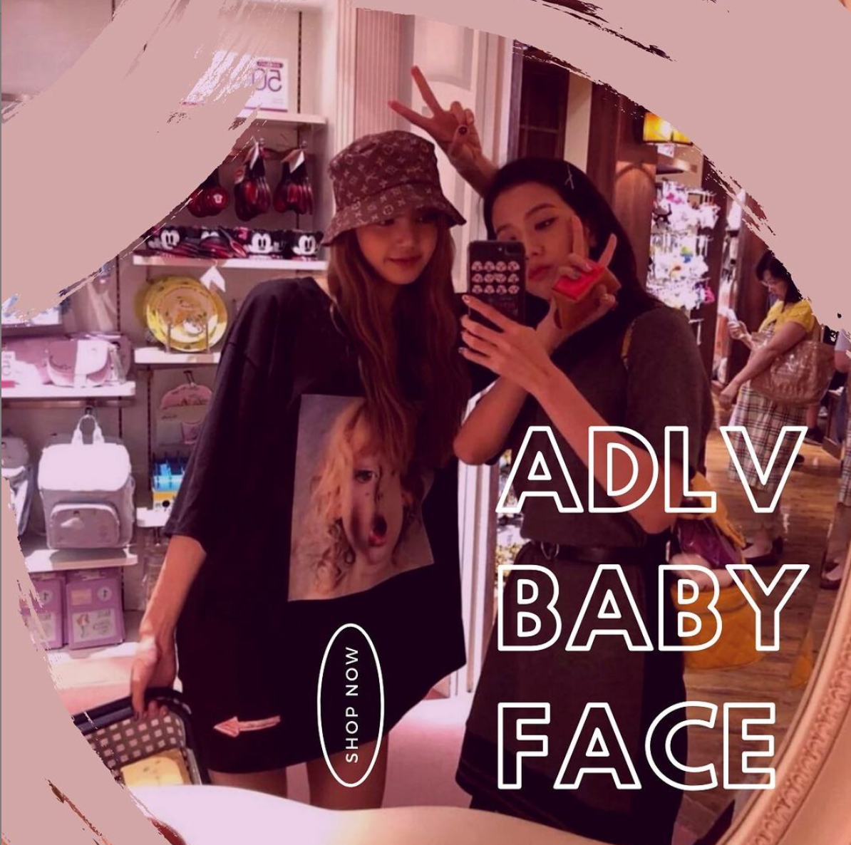 Lisa BLACKPINK mặc áo của ADLV Lisa BLACKPINK mặc áo của ADLV