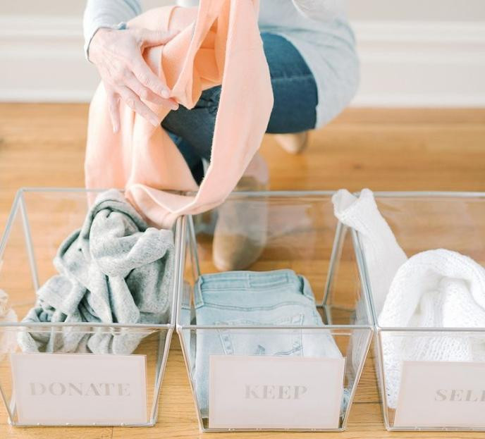 Phân loại, bạn buông bỏ càng nhiều thì bước này sẽ qua càng nhanh.