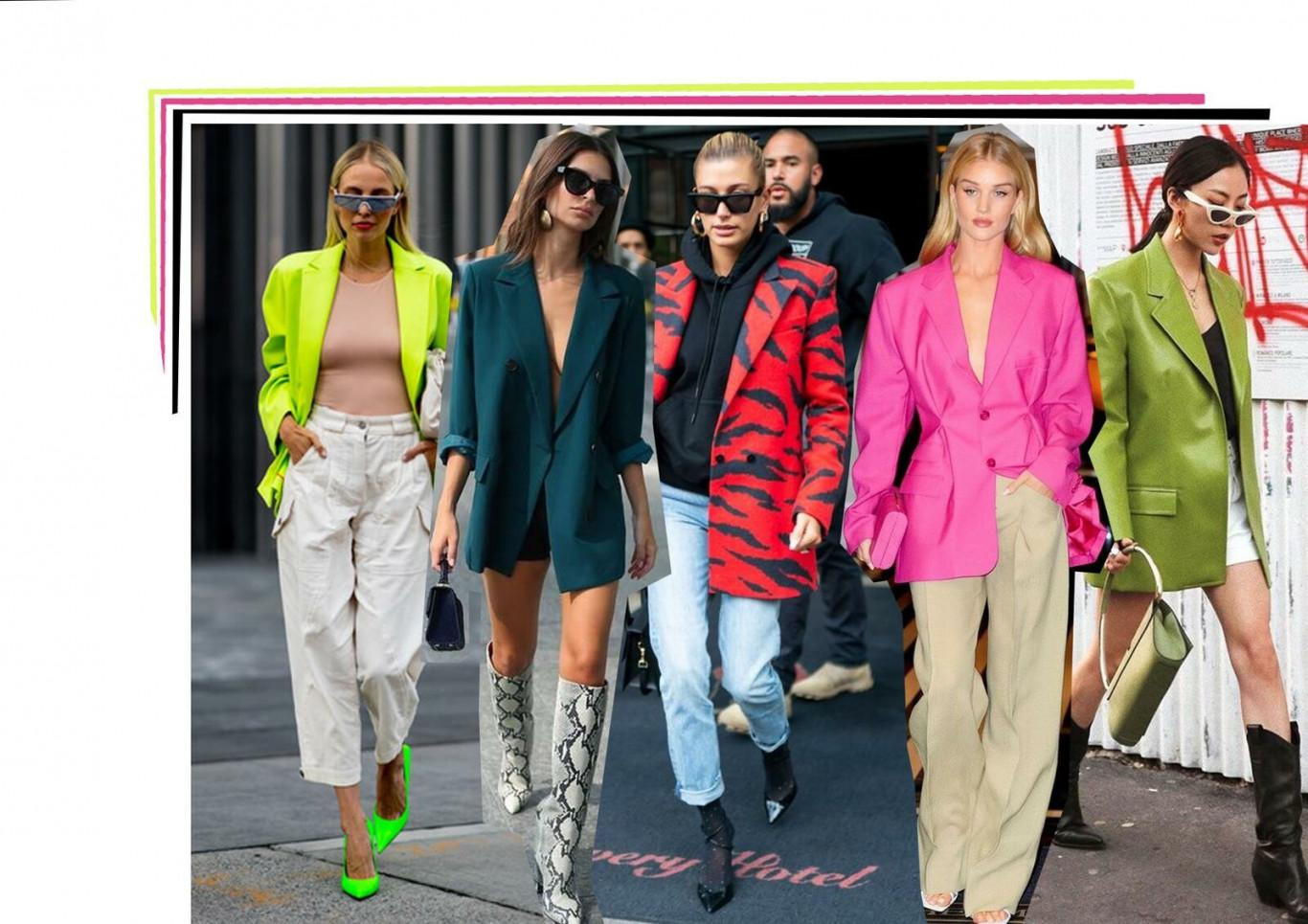 Áo khoác phom rộng sẽ còn hot dài dài. Áo khoác phom rộng sẽ còn hot dài dài.