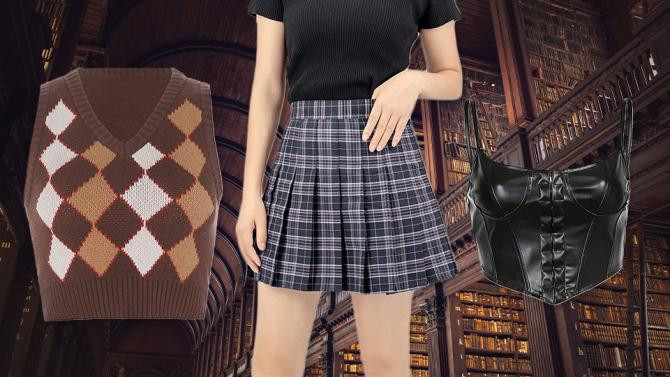 Vẫn là style học đường nhưng ngầu hơn.