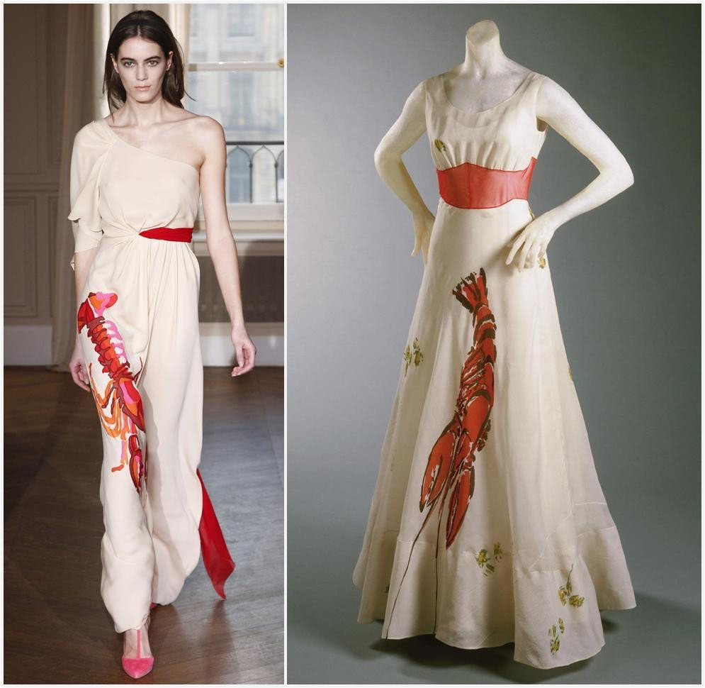 Thiết kế đi vào lịch sử, chiếc váy tôm hùm của Schiap x Dali đã trở thành huyền thoại. Thiết kế đi vào lịch sử, chiếc váy tôm hùm của Schiap x Dali đã trở thành huyền thoại.