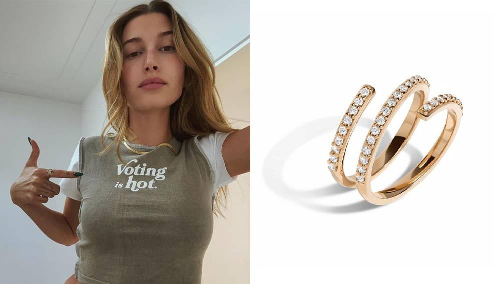 Chiếc nhẫn như cái lò xò ôm quanh ngón tay. Chiếc nhẫn như cái lò xò ôm quanh ngón tay.