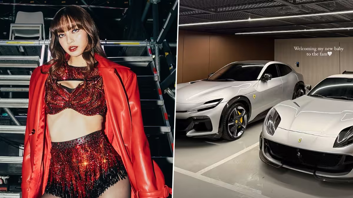 Lisa (BlackPink) khoe chiếc Ferrari Purosangue mới tậu trên Instagram. Lisa (BlackPink) khoe chiếc Ferrari Purosangue mới tậu trên Instagram.