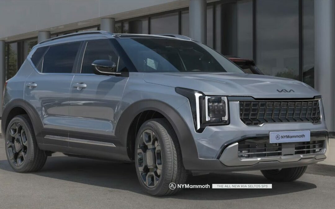 Một bản phác thảo dự đoán thiết kế của Kia Seltos thế hệ mới. Ảnh: NYMammoth