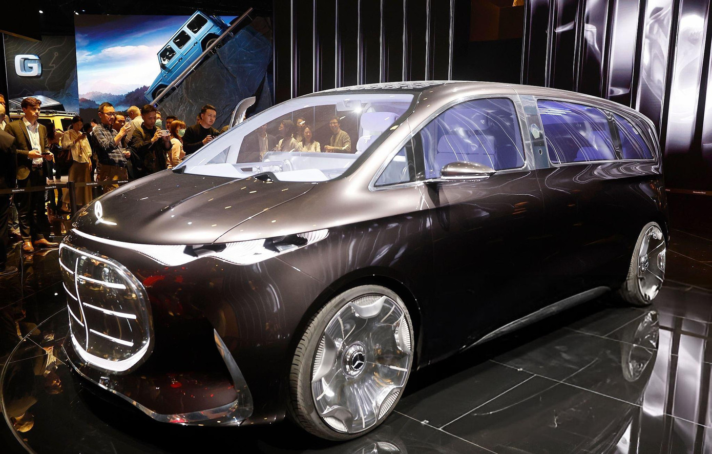 Mercedes-Benz Vision V - mẫu concept được coi là bản xem trước của dòng MPV V-Class thế hệ mới với không gian nội thất rộng rãi và sang trọng.