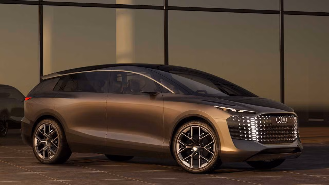 Mẫu concept SUV Audi Urbansphere được giới thiệu năm 2022. Mẫu concept SUV Audi Urbansphere được giới thiệu năm 2022.