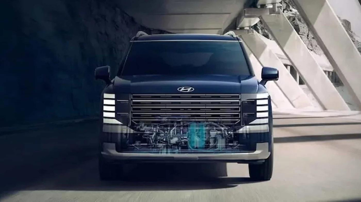 Hệ thống hybrid mới trên Hyundai Palisade 2026 tiết kiệm nhiên liệu hơn 45%. Hệ thống hybrid mới trên Hyundai Palisade 2026 tiết kiệm nhiên liệu hơn 45%.