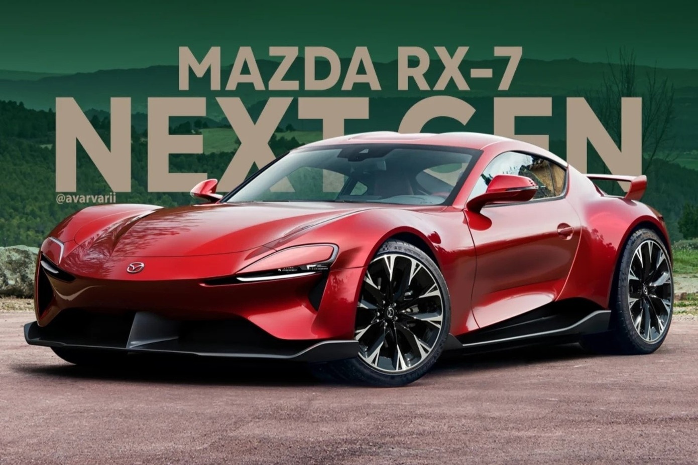 GR Supra và RX-7 thế hệ mới được dự đoán sẽ là cặp xe song sinh do Toyota và Mazda cùng phát triển. Ảnh: Avarvarii.