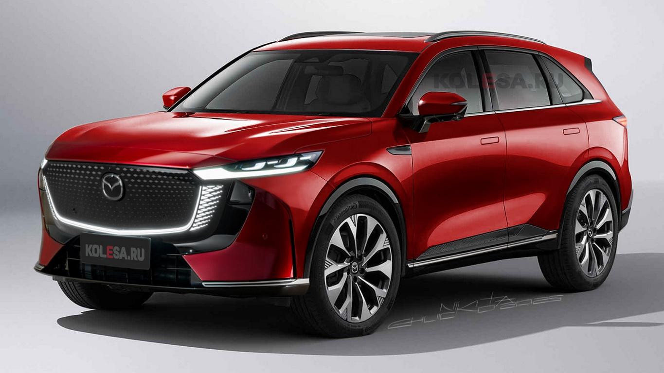 Một bản phác họa dự đoán thiết kế của Mazda CX-5 thế hệ mới. Ảnh: Kolesa