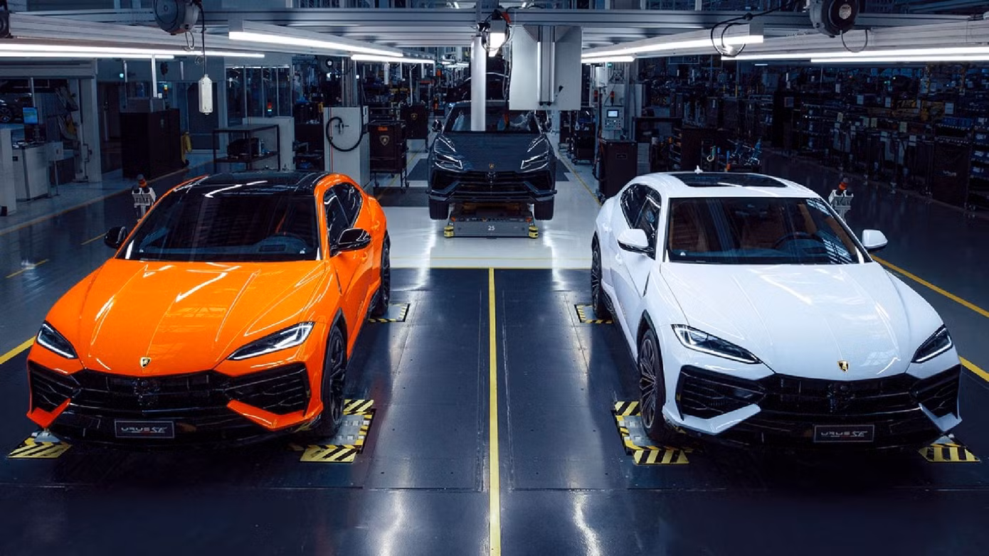 Siêu SUV Lamborghini Urus SE được trình làng tại Triển lãm ô tô Bắc Kinh 2024.