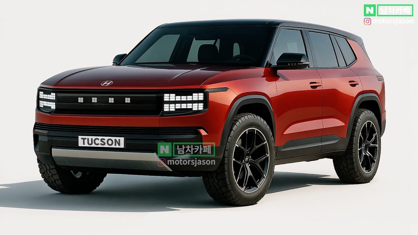 Bản dựng dự đoán thiết kế của Hyundai Tucson thế hệ mới. Ảnh: Motorsjason Bản dựng dự đoán thiết kế của Hyundai Tucson thế hệ mới. Ảnh: Motorsjason