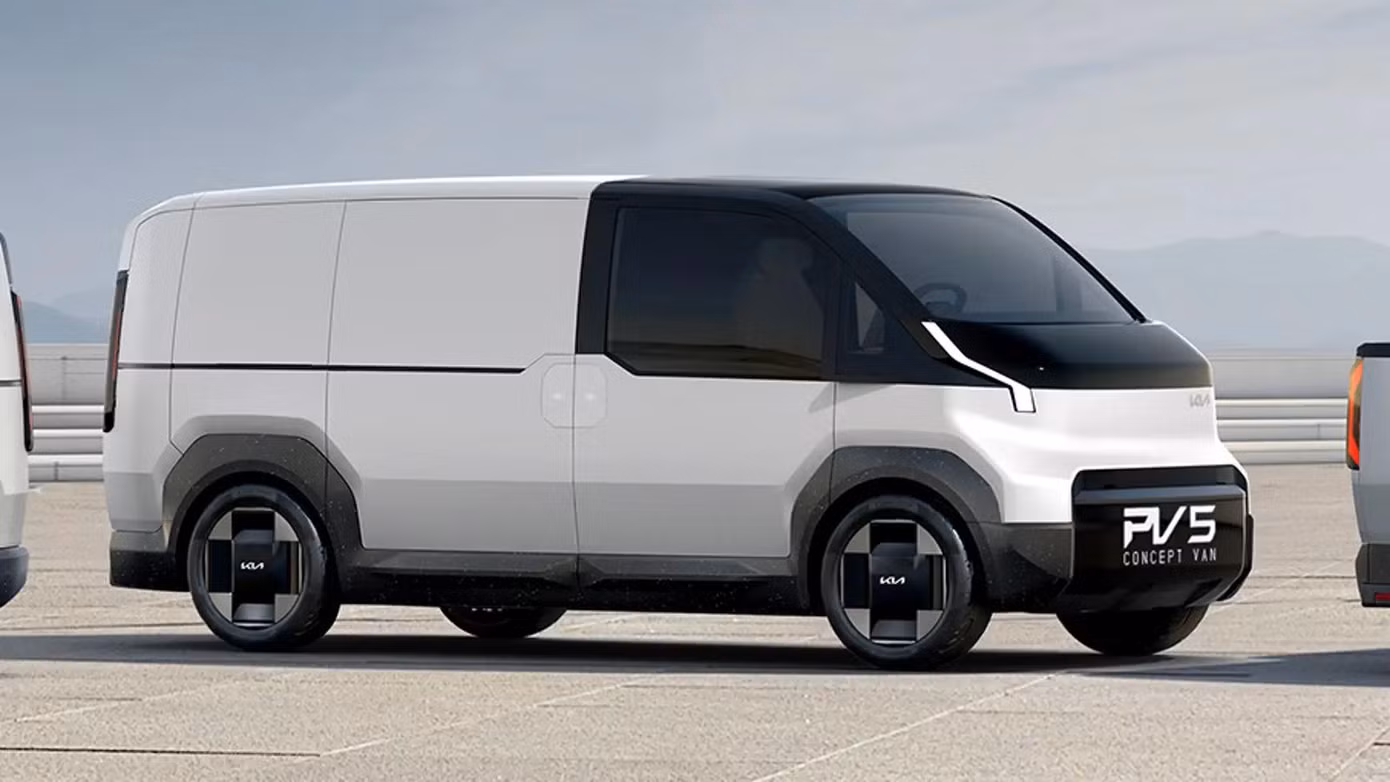 Mẫu concept Kia PV5 được giới thiệu vào năm 2024. Mẫu concept Kia PV5 được giới thiệu vào năm 2024.