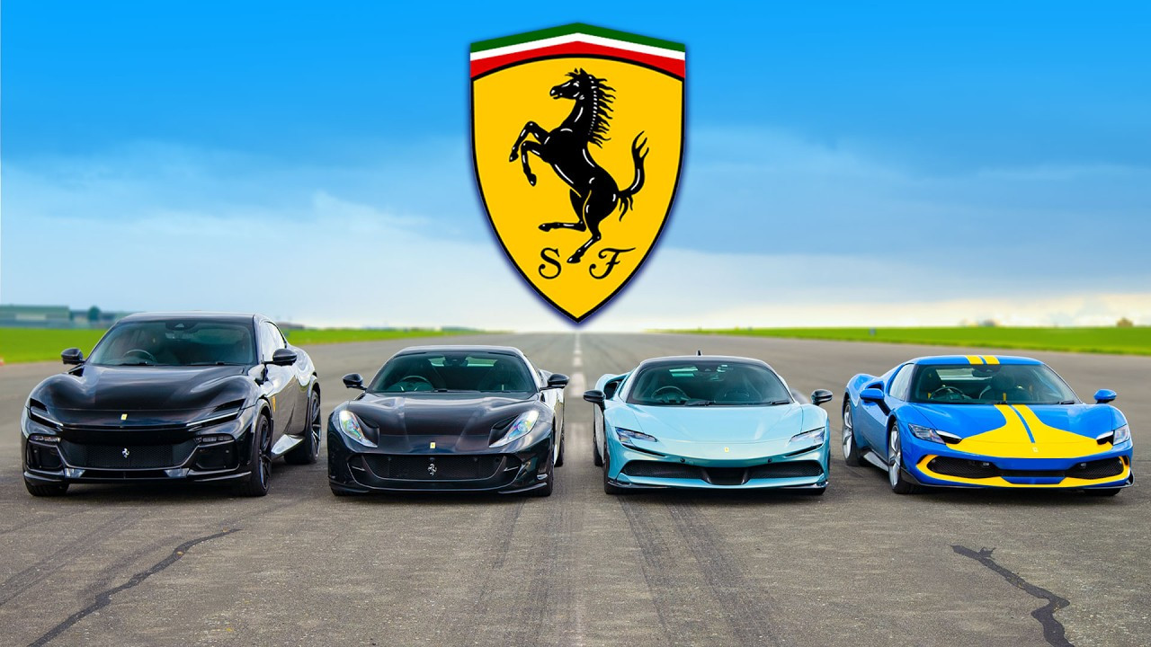Các dòng siêu xe Ferrari có thiết kế ngày càng hiện đại và trẻ trung. Các dòng siêu xe Ferrari có thiết kế ngày càng hiện đại và trẻ trung.