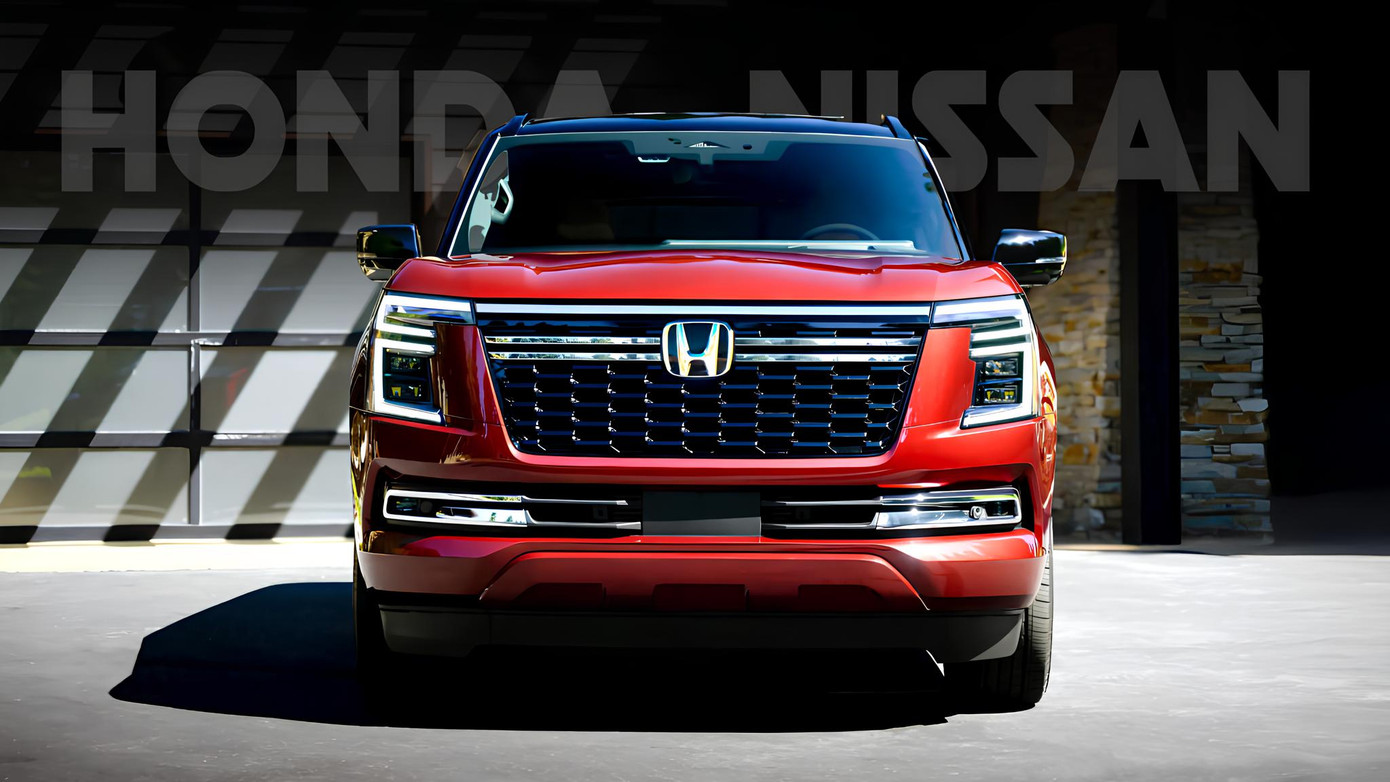 Honda muốn có một phiên bản Nissan Patrol của riêng mình. Ảnh: Carscoops. Honda muốn có một phiên bản Nissan Patrol của riêng mình. Ảnh: Carscoops.