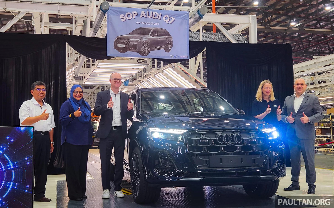 Chiếc Audi Q7 đầu tiên được lắp ráp tại Malaysia chính thức xuất xưởng. Ảnh: Paultan