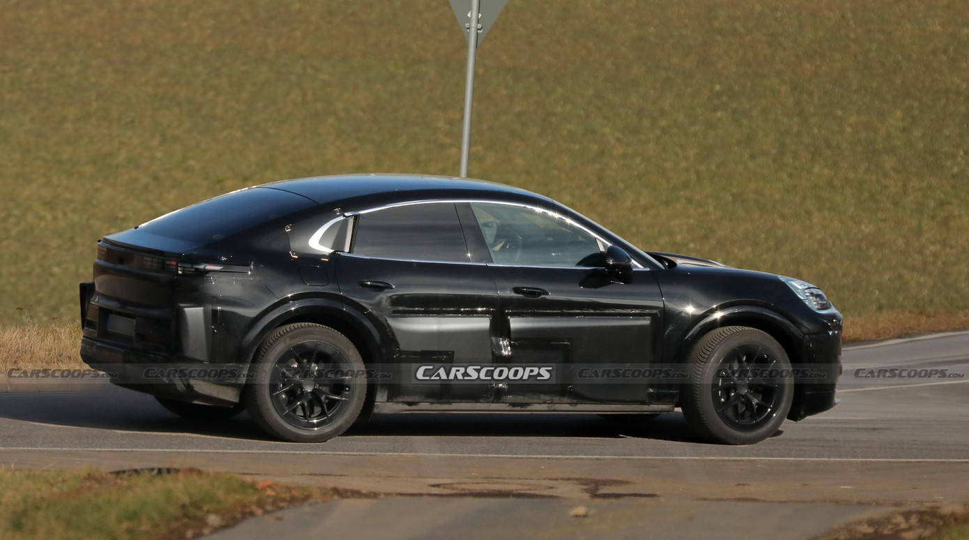 Mẫu Cayenne EV 2026 sẽ có cả biến thể dáng coupe. Mẫu Cayenne EV 2026 sẽ có cả biến thể dáng coupe.