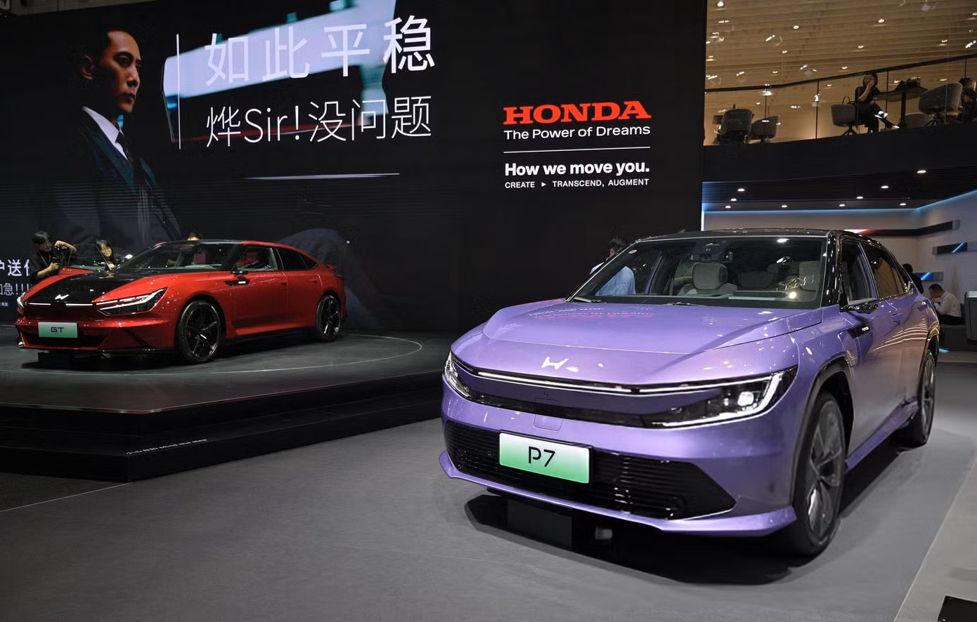 Đối thủ của Toyota là Honda mang tới sự kiện bộ ba xe điện thuộc dòng Ye dành riêng cho thị trường Trung Quốc, bao gồm mẫu SUV P7 và 2 mẫu xe thể thao GT.