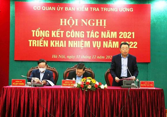 Cơ quan UBKT T.Ư tổng kết công tác năm 2021 và triển khai nhiệm vụ năm 2022 Cơ quan UBKT T.Ư tổng kết công tác năm 2021 và triển khai nhiệm vụ năm 2022