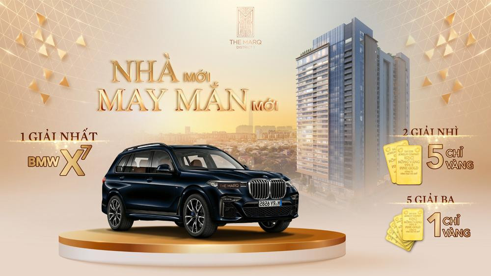 Cơ hội sở hữu chiếc BMW X7 sang trọng dành cho cư dân khi tham gia buổi lễ bốc thăm trúng thưởng Cơ hội sở hữu chiếc BMW X7 sang trọng dành cho cư dân khi tham gia buổi lễ bốc thăm trúng thưởng