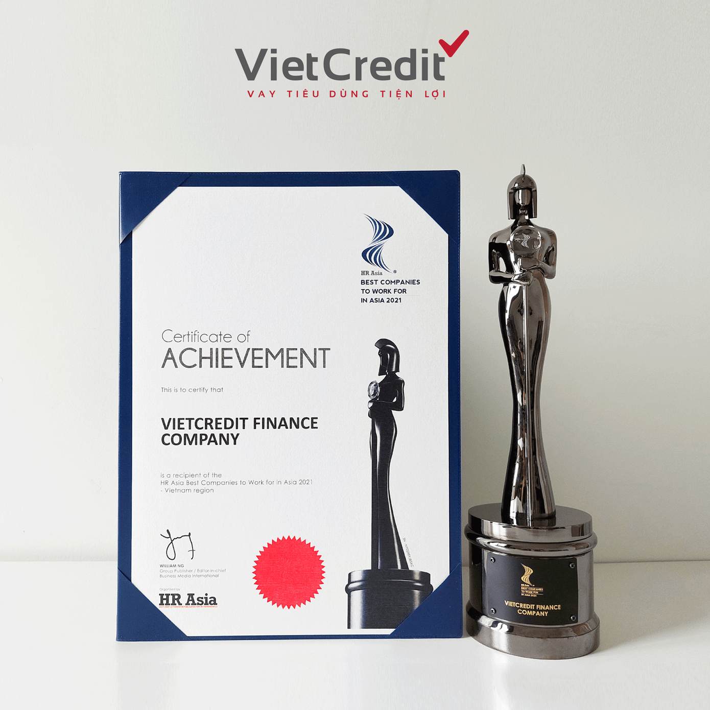 VietCredit vinh dự nhận giải thưởng “Nơi làm việc tốt nhất châu Á” 2021 VietCredit vinh dự nhận giải thưởng “Nơi làm việc tốt nhất châu Á” 2021