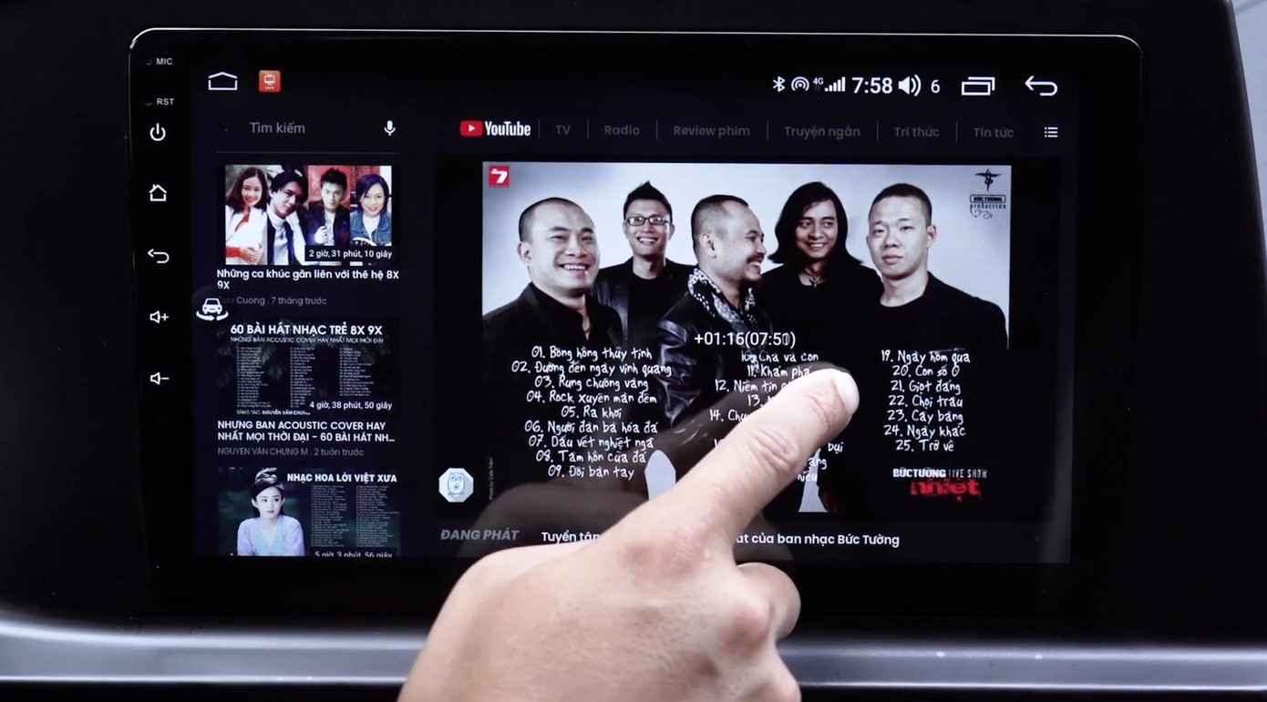 Tua nhanh chỉ bằng thao tác trượt Tua nhanh chỉ bằng thao tác trượt