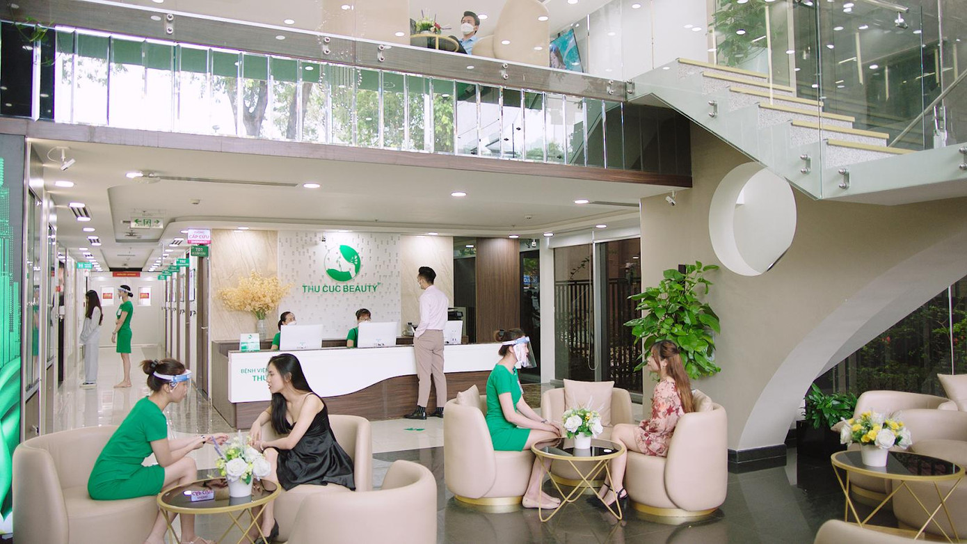 Không gian đẳng cấp chuẩn 5 sao khiến cho nàng hậu hay bất cứ ai đến Bệnh viện thẩm mỹ Thu Cúc TPHCM đều cảm thấy hài lòng
