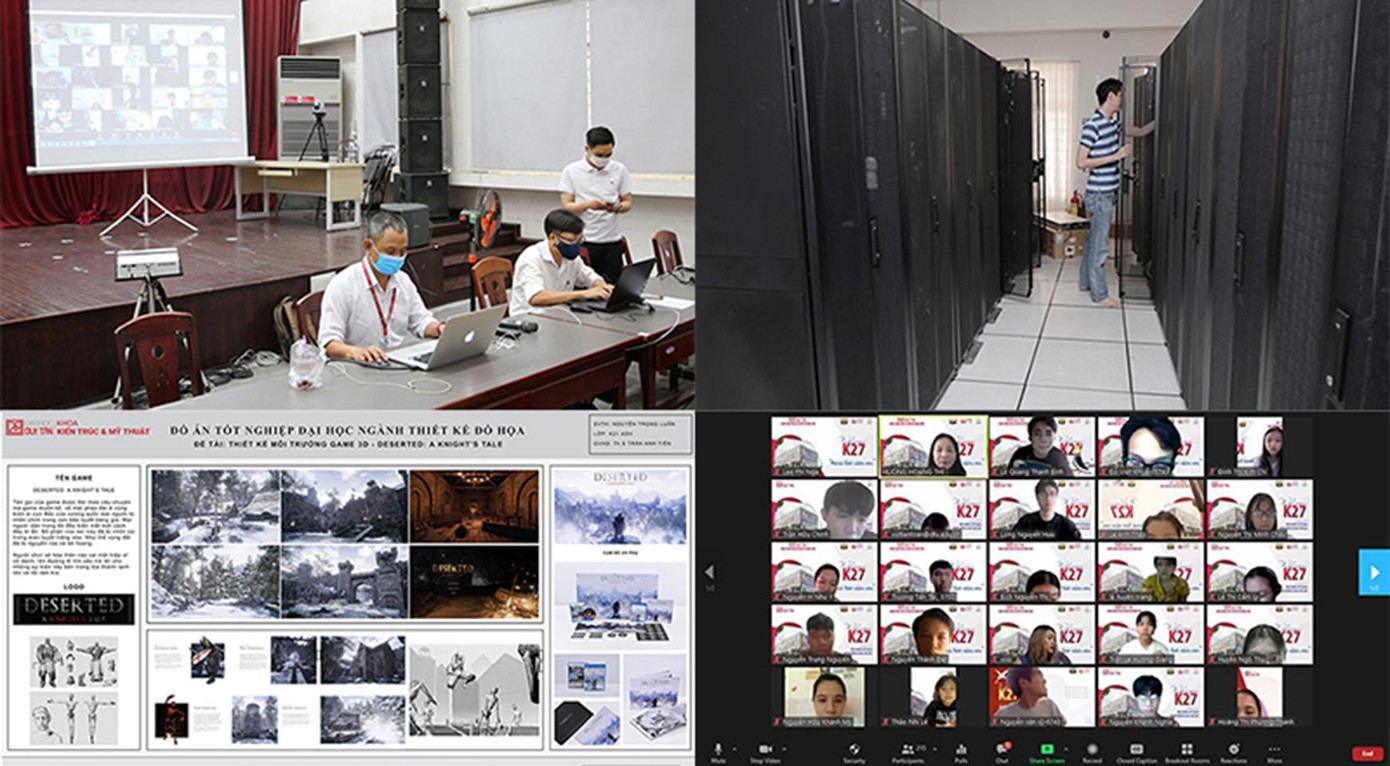 Sinh viên Duy Tân học, thi và bảo vệ tốt nghiệp trực tuyến thuận lợi khi dịch COVID-19 bùng phát Sinh viên Duy Tân học, thi và bảo vệ tốt nghiệp trực tuyến thuận lợi khi dịch COVID-19 bùng phát