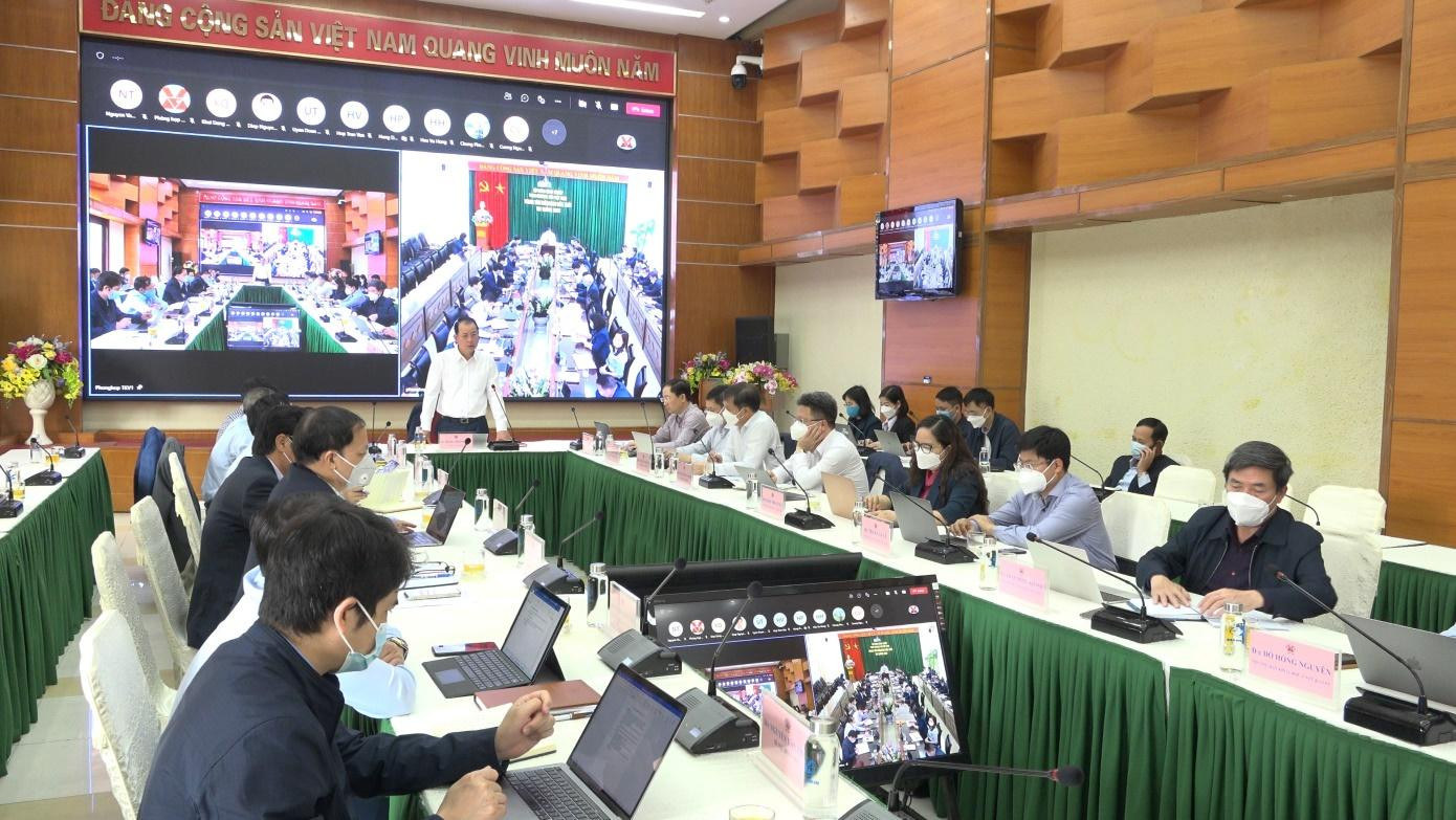 Tổng Giám đốc Tập đoàn Đặng Thanh Hải chủ trì Hội nghị giao ban trực tuyến điều hành sản xuất tháng 3/2022