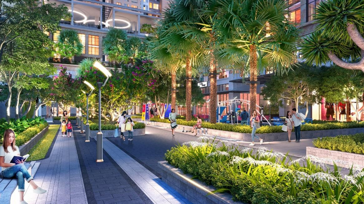 Công viên nội khu 4.200m2 tại dự án The Grand Manhattan